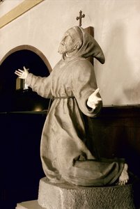 St Francis tar emot stigmata, ca 1580 (marmor) (se även 248125, 248126 och 248127)
